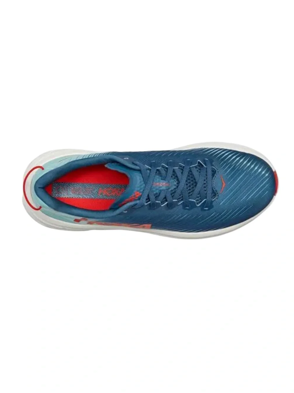 Mens Hoka Rincon 3 Men's Running Shoe - Blue with Coral Logo Size 12D